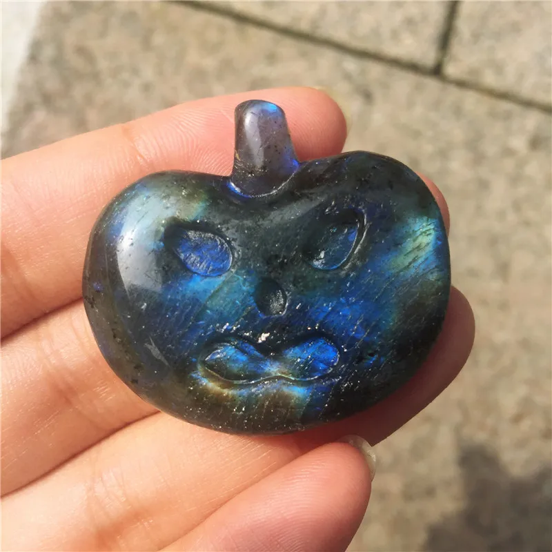 Красивые хрустальные резьбы натуральный Лабрадорит ручной работы каменная