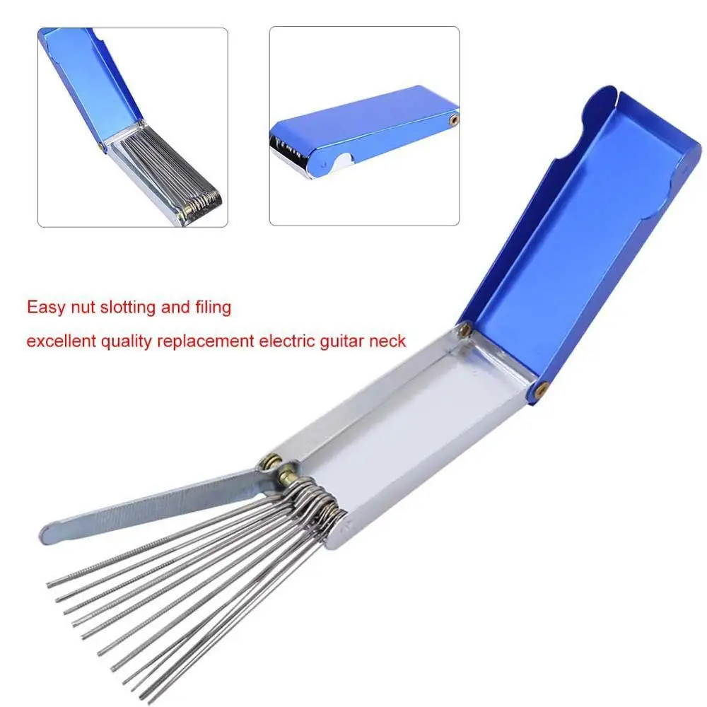 

Guitar Repair Tools Kit Guitar Nut Slotting Files Set Musical