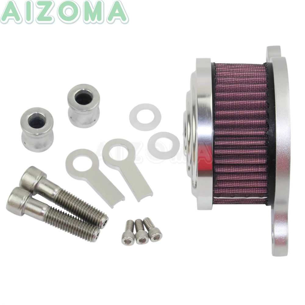 Chrome Motorcycles Air filter Intake Kit For Harley Sportster XL883 XL1200 All 2004-2018 2019 Billet Aluminum Cleaner Cover | Автомобили и