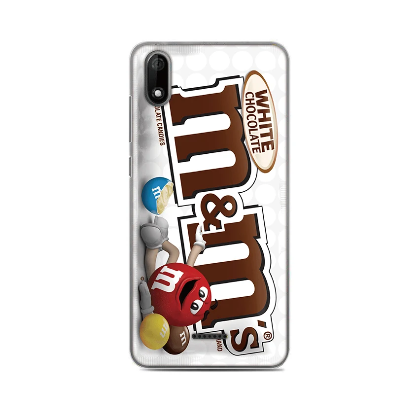 Чехол для Wiko Y80 Y70 Y60 Y50 вида 3 lite 3pro sunny4 плюс lenny4 плюс вид max шоколад M& M's чехол-накладка на заднюю панель из силикона и мягкого ТПУ с крышкой