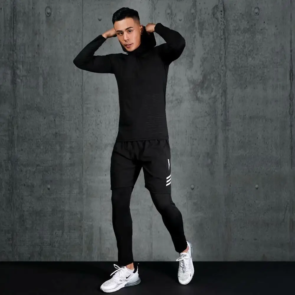 3 комплекта мужской спортивный компрессионный костюм баскетбольные