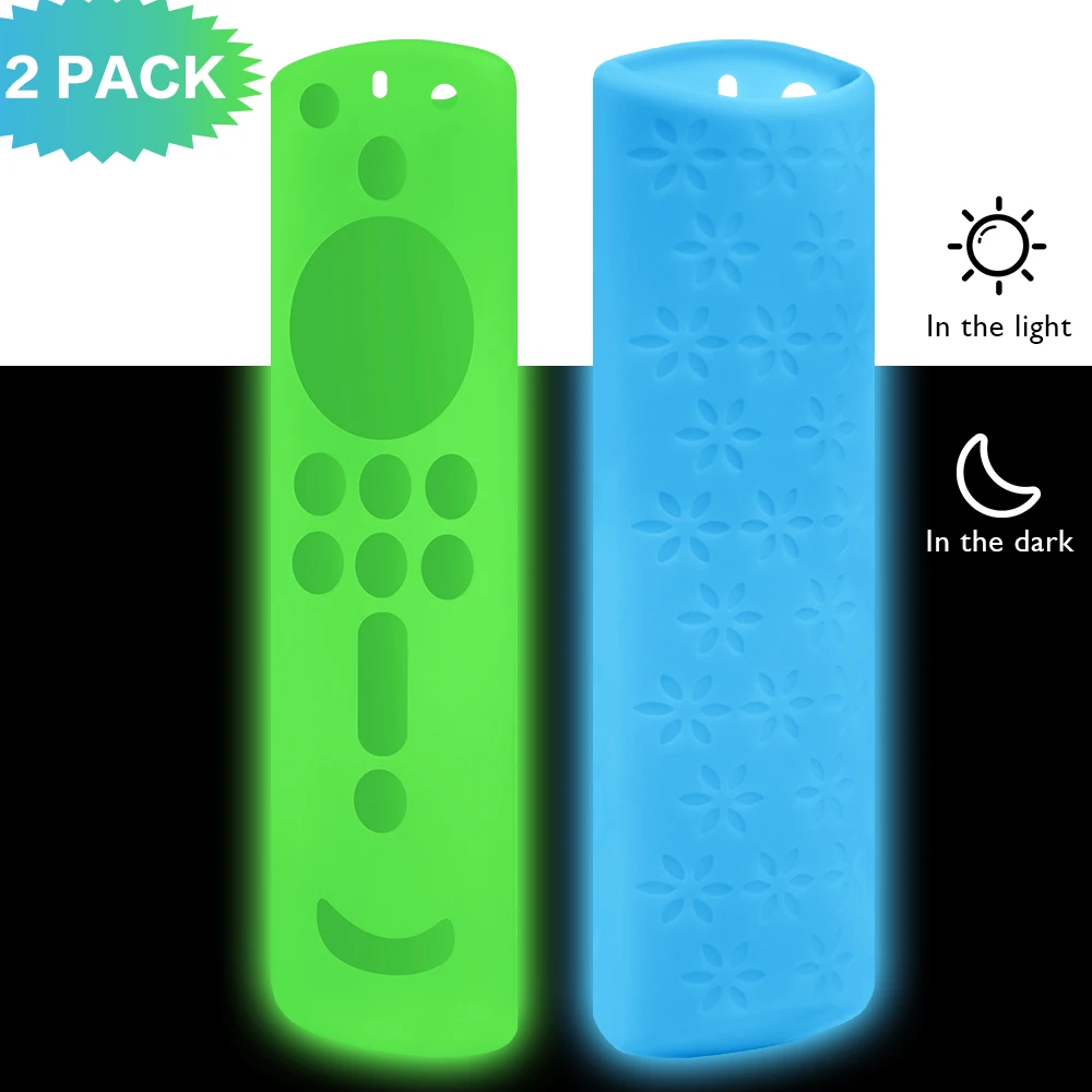 

2021 Protective Fire TVs Silicone Case Cover Silicone Sleeve Shockproof Anti-Slip Replacement for TV Stick 4K Remote