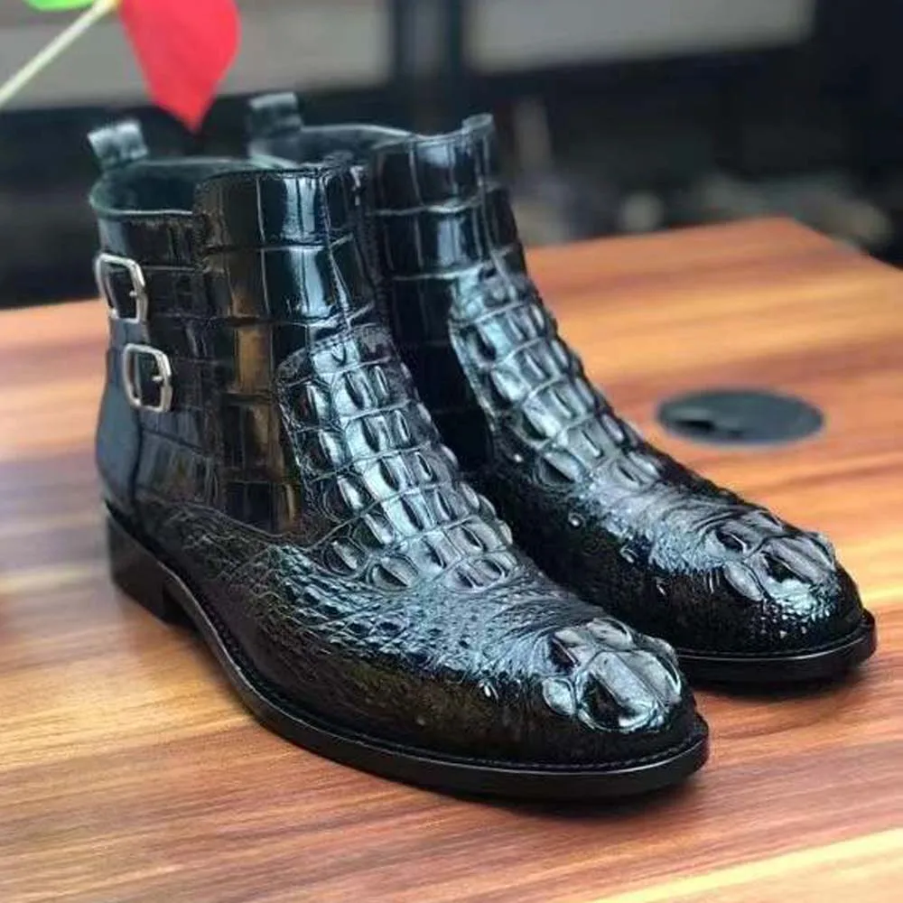 Рисунок 3 - Новые мужские крокодиловые ботинки yingshang