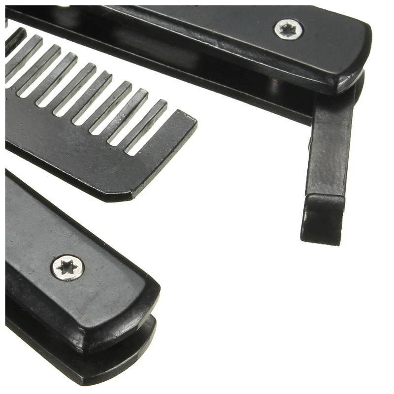 

Stainless Steel Practice Training Butterfly Style Knife Comb Cool Black