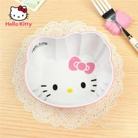 hello kitty fashion cute cartoon household tableware exquisite creative anti scalding melamine dishes