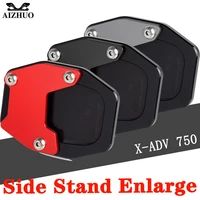 for honda x adv 750 motorcycle side stand enlarge extension plate kickstand foot enlarger accessories parts 2021 2022 xadv750