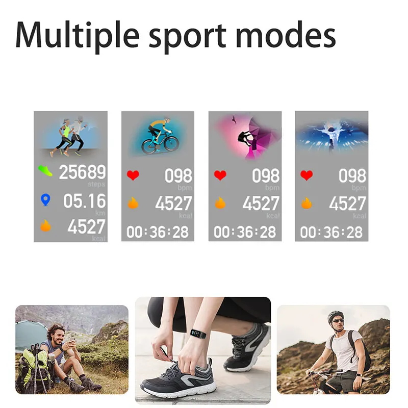 Спортивные Смарт часы X4 смарт браслет для женщин и мужчин монитор кровяного