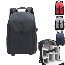 New Backpack Shoulder Bags with Compartments for Canon Nikon Sony DSLR Lens Tripods Camera Accessories