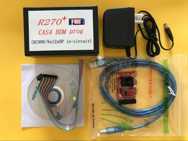 R270+ онлайн-программатор R270+ для CAS4 BDM PROG V1.30 полный набор программного обеспечения