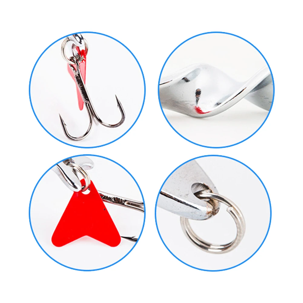 

NEW Rotating fishing lure Rotating spoon hard trout bait fish tweeter fishing tackle fishing supplies 10g 14g 21g 28g optional