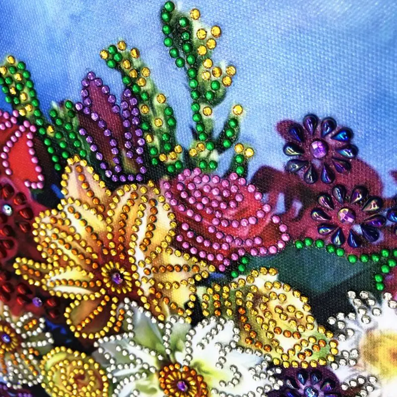 

P15D красивые цветы 5D специальная форма алмазная живопись вышивка стразами Набор для вышивки крестиком DIY