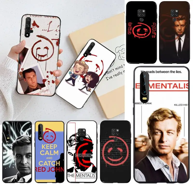 Милый чехол для телефона HPCHCJHM с мастером Красный Джон Симон Бейкер Bling Для Huawei P30