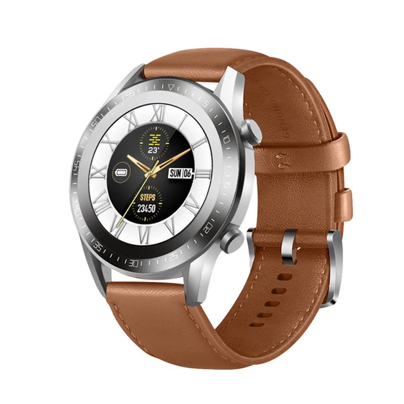 

2021 New Smart Watch Women Men Smartwatch for Android IOS Smart Clock Fitness Tracker IP68 Waterproof Round Smart-watch Hours