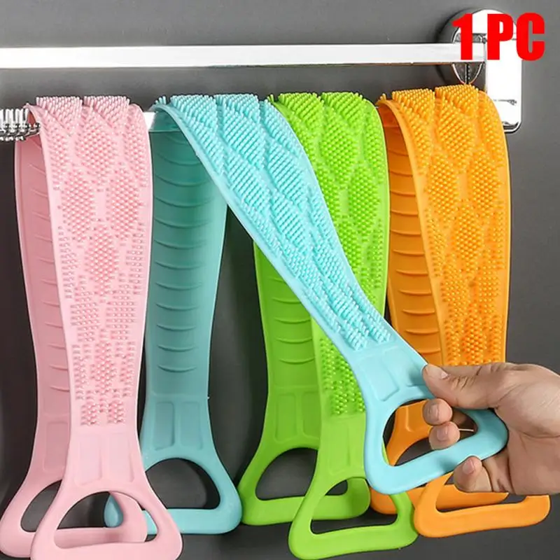 Гостиничная силиконовая щетка для сауны душевой ремень отшелушивающая спины