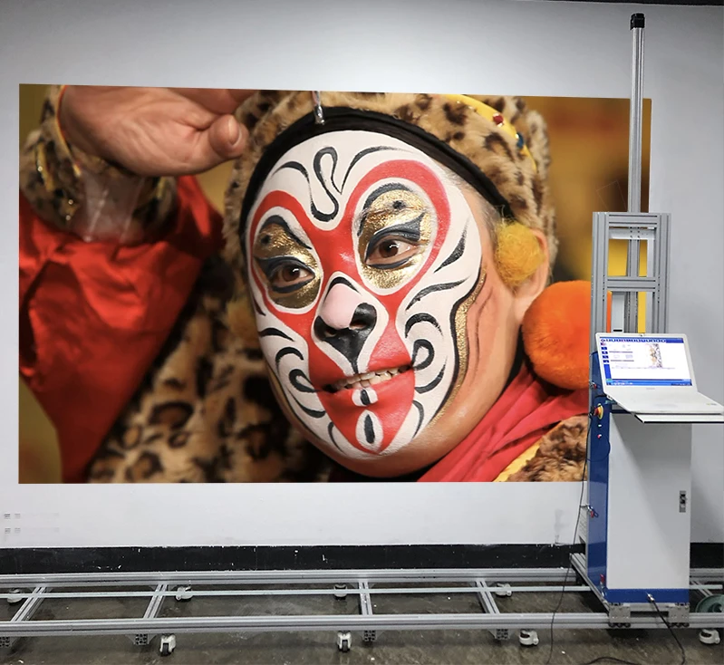 High Resolution Vertical Direct To Wall Inkjet Printer