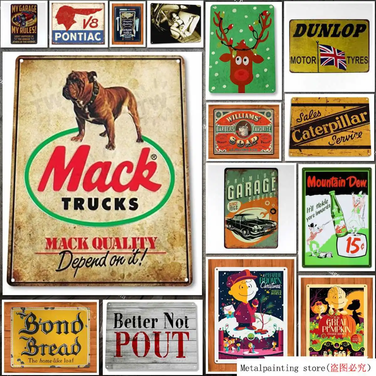 Металлический знак Mountain Dew Soda за 15 центов для стены, плакат для гаража и холла.