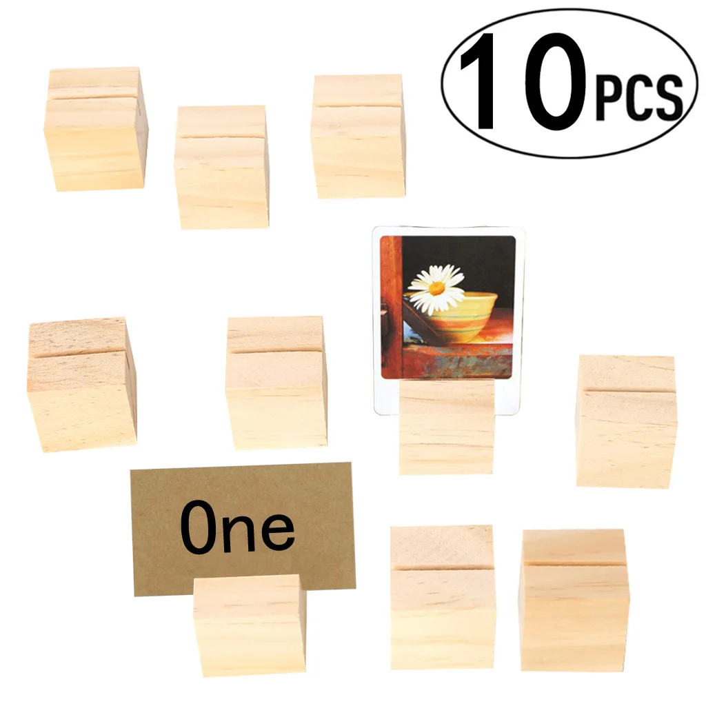 

10 шт., деревянные зажимы для фотографий