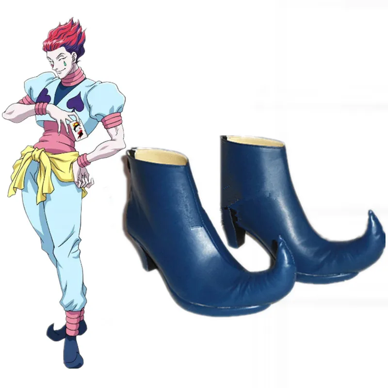 Обувь для косплея hunter x Hyskoa Hisoka сапоги на заказ взрослых мужчин аксессуары
