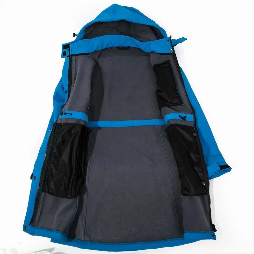 Длинный женский ветровик зимний внутренний флис хайкинг софтшелл куртки открытые спортивные кемпинг туризм теплая куртка охотничья одежда.