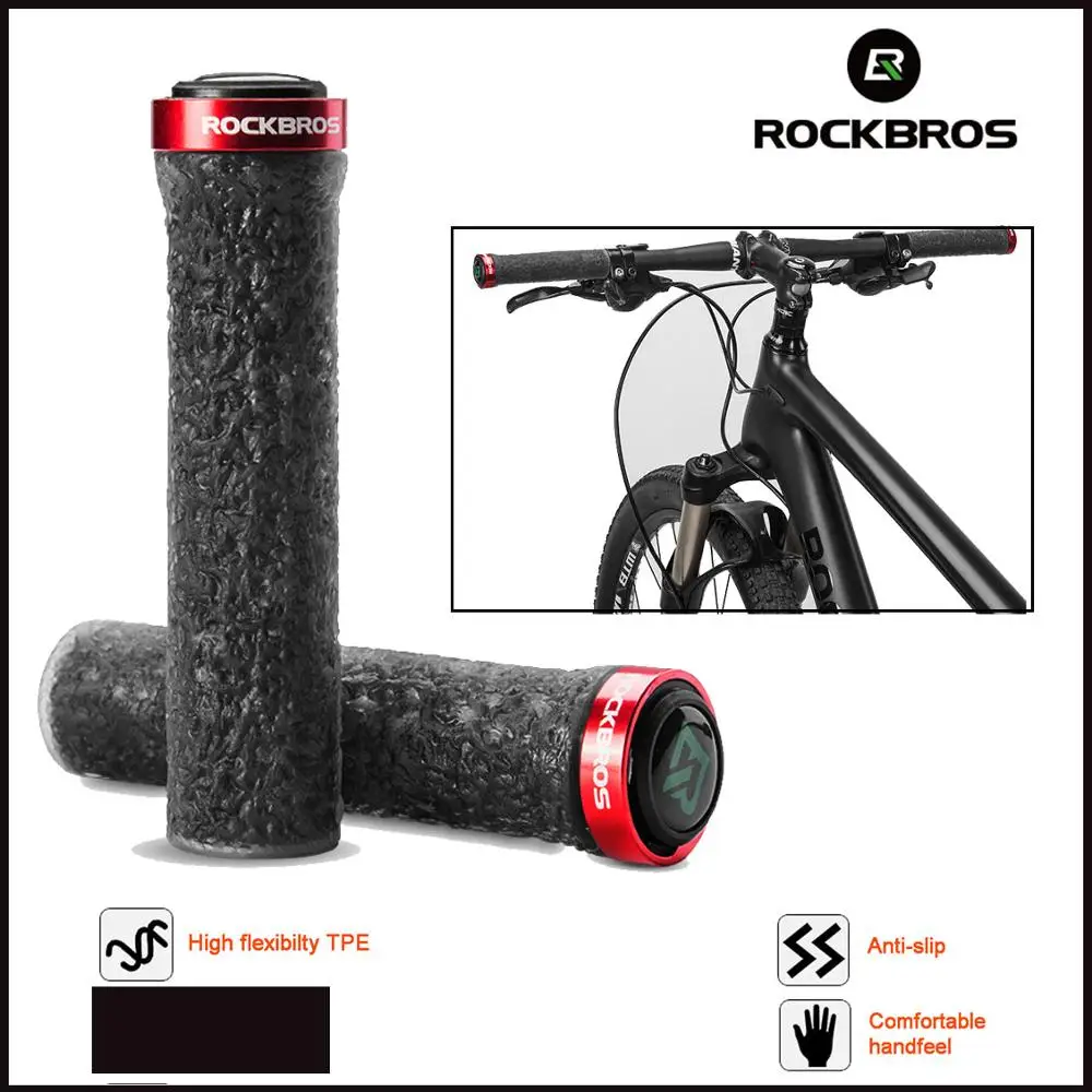 

Cycling Handlebar Rubber Anti-slip MTB Bicycle Grips TPE Soft Shockproof Bike Grips Bar Soft Tape Bike Bike Accessories