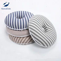 cotton striped knitted round cushion breathable memory foam futon sedentary beautiful buttocks pregnant hemorrhoids butt pad