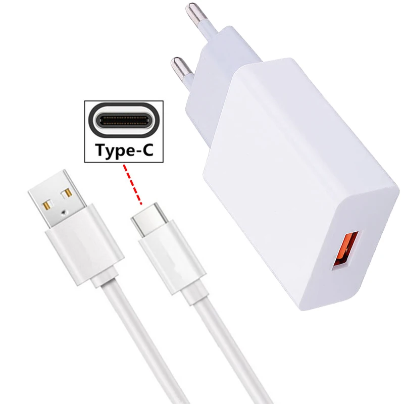 Зарядный кабель Micro USB Тип C настенное зарядное устройство для OPPO A5 A9 A7X A11X 2020 Realme 3 5