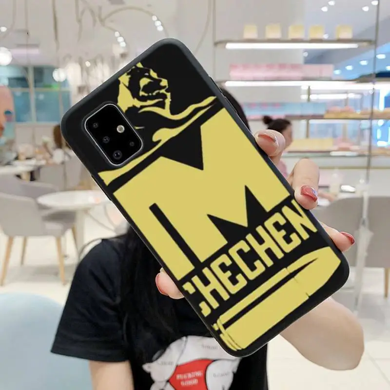 

Chechen National Flag Black Cell Phone Case For Samsung S9 10 20Plus Note 7 8 9 10 10plus Pro J8 M30 31 A30s A71