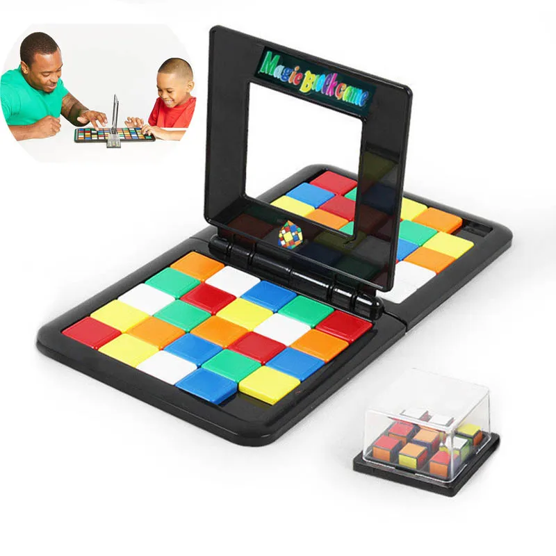 

Волшебный Куб 3D столик-головоломка гоночная игра для родителей и детей