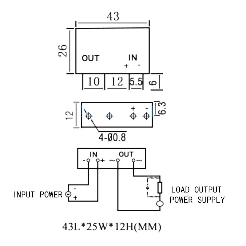 

1pcs PCB SSR-D3803HK D3805HK D3808HK Dedicated with Pins SSR-D3805HK 5A DC-AC Solid State Relay