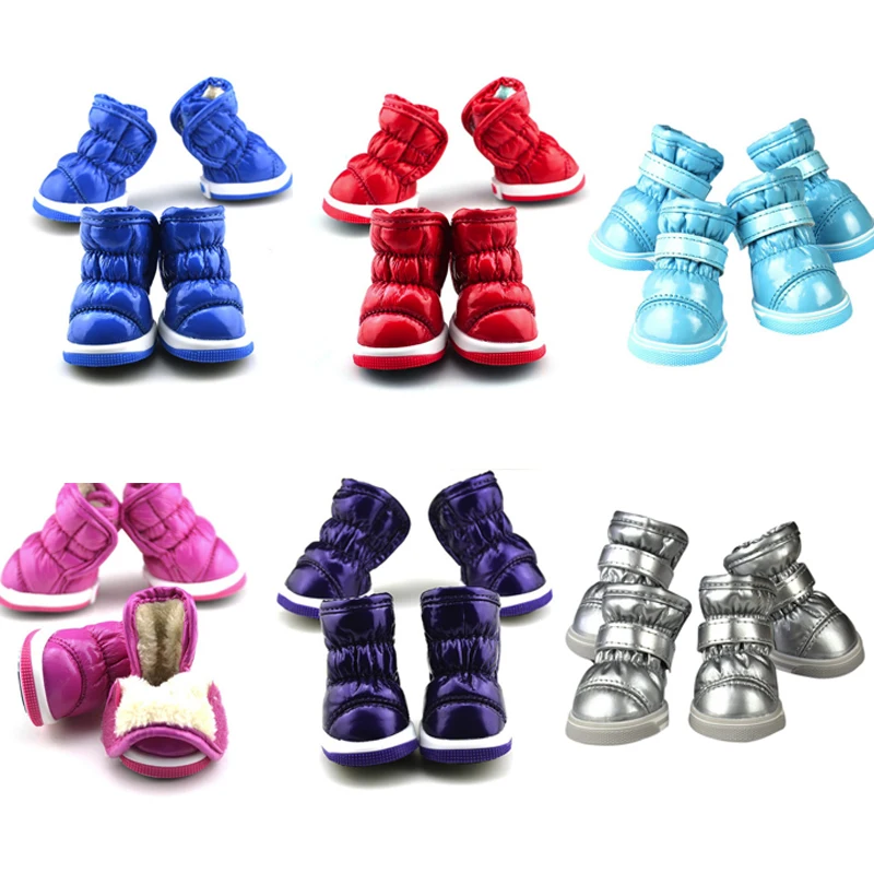 

Winter Waterproof Pet Dog Shoes Warm Snow Boots Small Dogs Non Slip Casual Shoes For ChiHuaHua Pug Pet Product