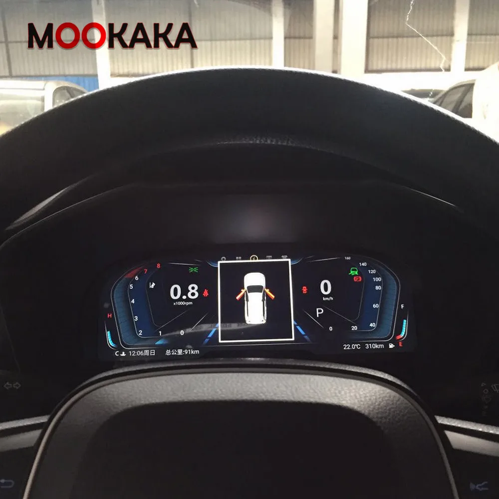 Цифровая панель приборной панели для Toyota RAV4 2017 2018 2019 кластер виртуального