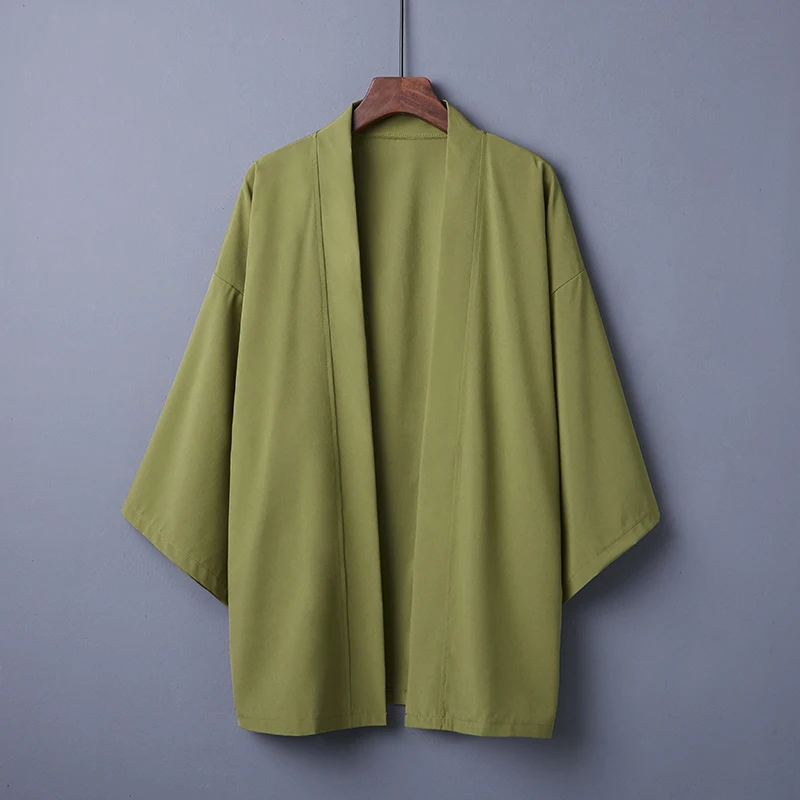 Горячая Распродажа весенне-летнее пальто разных цветов японский кардиган кимоно