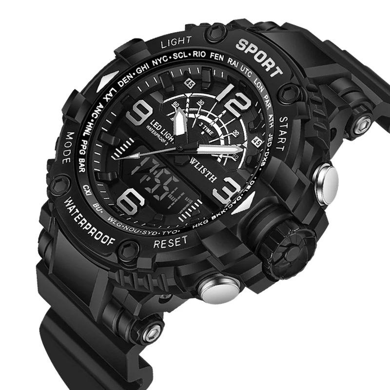 

Wlisth Brand, Venom Man watch, Waterproof sports trend multi-function luminous electronic watch