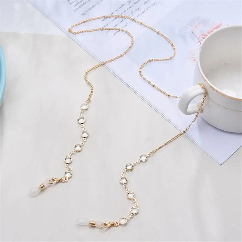 

Simple Gold Color Link Rope Mask Chains For Women Men Fashion Eyeglass Strap Reading Glasses Hanging Chain Unisex Anti-lost