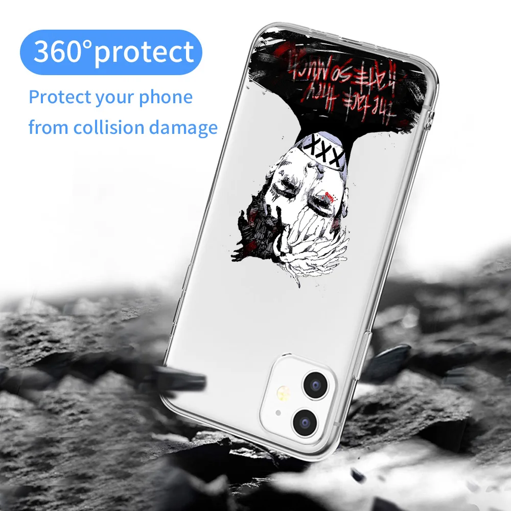 Модный чехол XXXTENTACION для телефона iPhone 11 Pro Max X XR XS MAX 7 8 6 6S Plus SE 2020 мягкие силиконовые