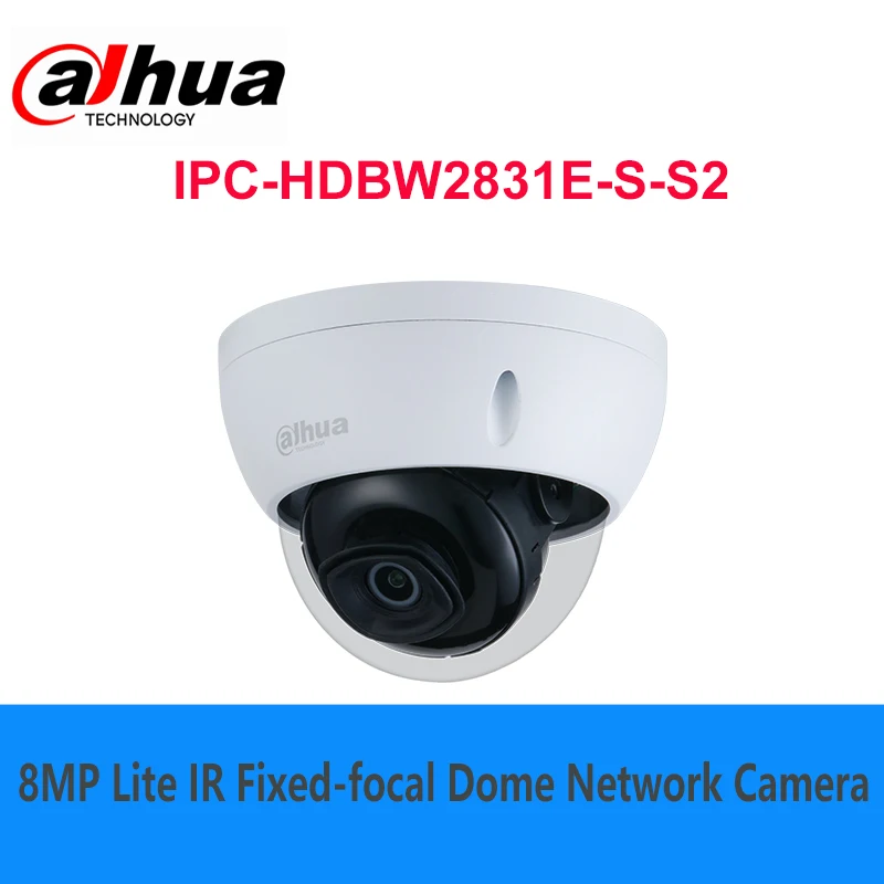 

Dahua English vision 8MP Lite IR Fixed-focal Dome Network Camera IPC-HDBW2831E-S-S2