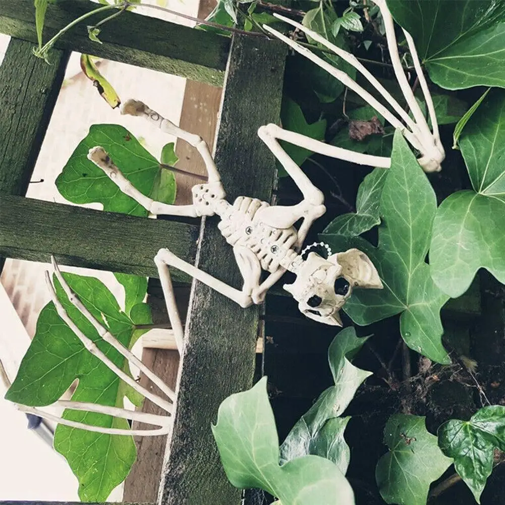 Halloween Horror Bats Skeleton Animal Model Festival Party Decoration Lifelike Creepy Decor B8T6 | Дом и сад