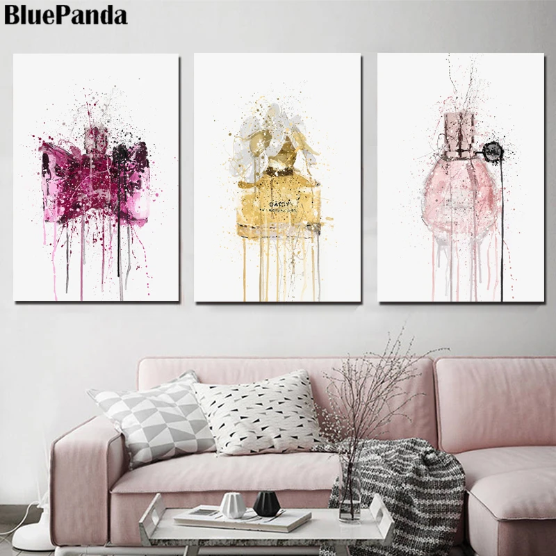 Ароматическая бутылка абстрактные картинки на стене художественные принты