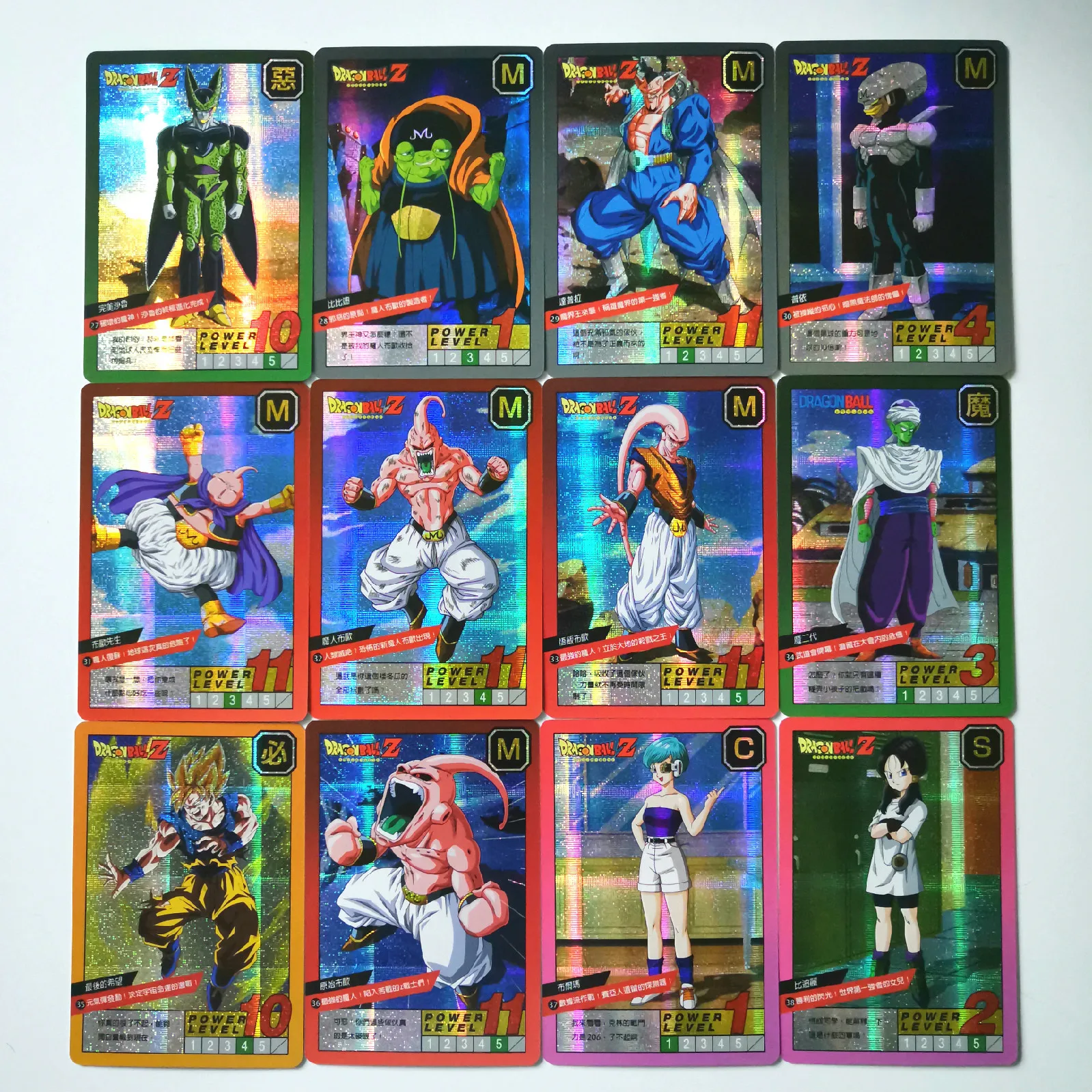 54 шт./компл. супер Dragon Ball Z JIA боевых героев карточной ультра инстинкт персонажи
