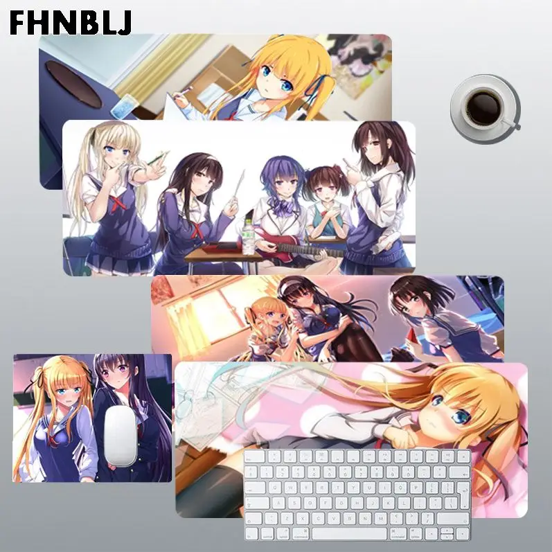 

FHNBLJ How to Raise a Boring Girlfri Durable Rubber Mouse Mat Pad Size for Desk Mat for CSGO Game Player Desktop Computer Laptop