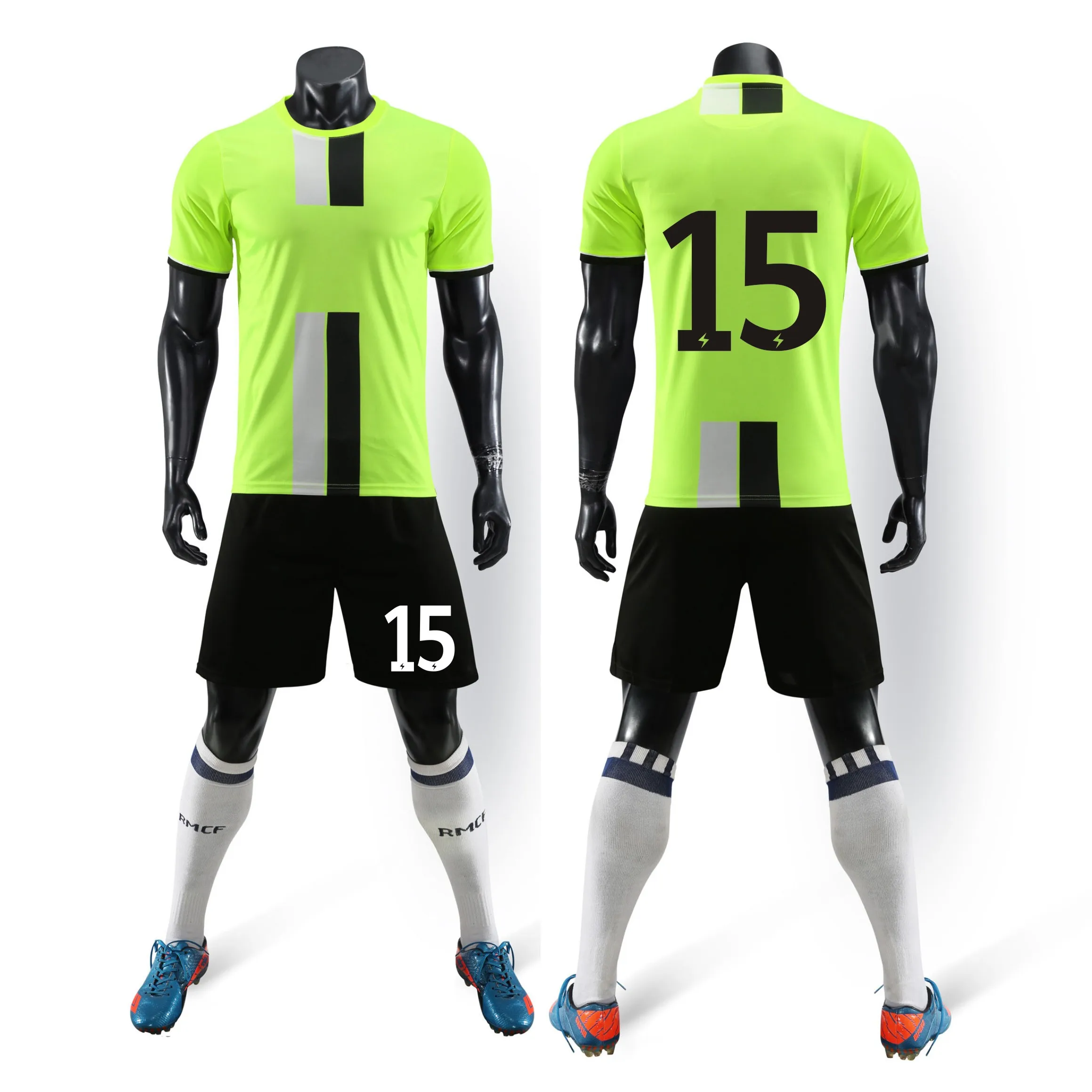 Бесплатная доставка Молодежные футбольные майки комплекты с шортами комплект