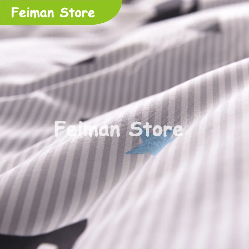 Бэтмен Маска принт постельных принадлежностей мультфильм стиль белый цвет дети