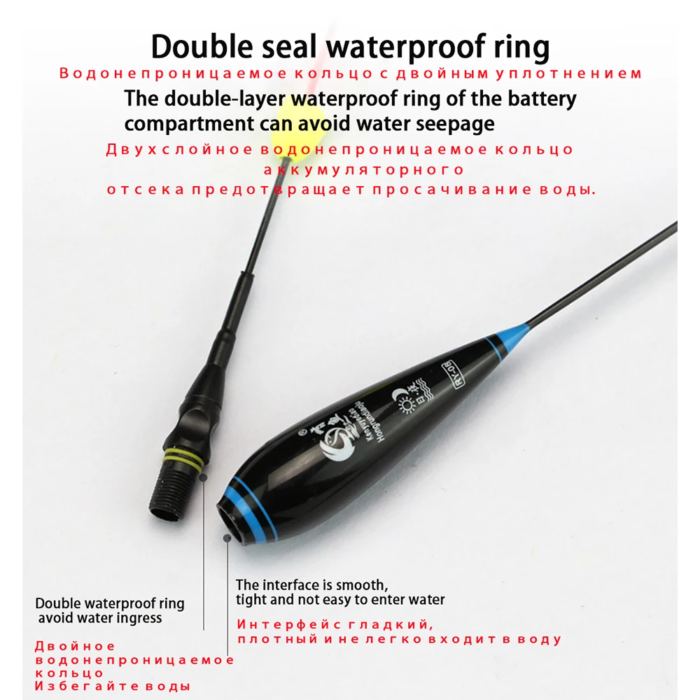 Electronic Fishing Floats Eye-catching bead Floating Ball Slidding Floater Composite Nano Bobber Special For Nearsighted | Спорт и