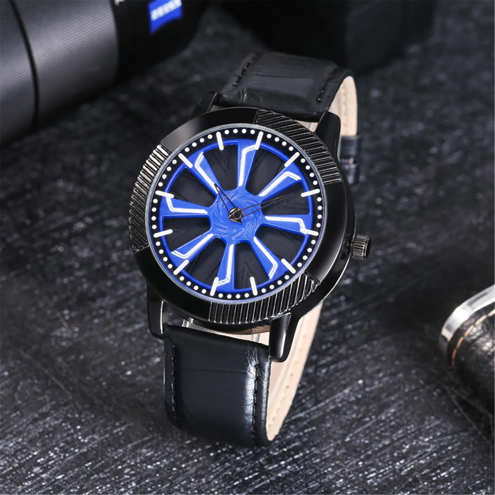 

Fashion Watch Creative Watches Wrist men watch mesh Men's watches Waterproof Rolling Dial Quartz Watch reloj de hombre relogio