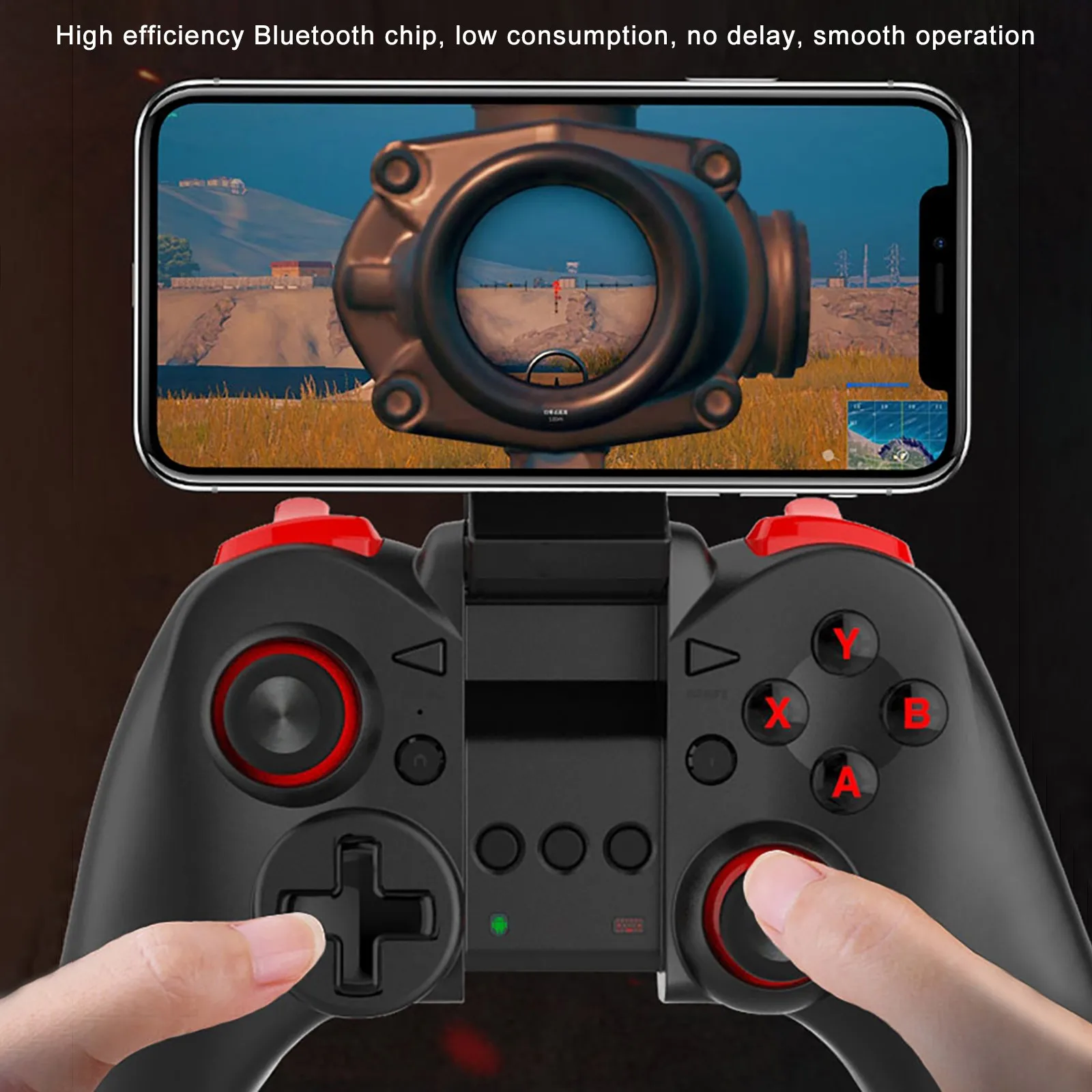 

Беспроводной геймпад двойной джойстики аксессуары игровой контроллер Bluetooth Bt3.0 JoysticFor мобильный телефон планшет ТВ коробка для электроники