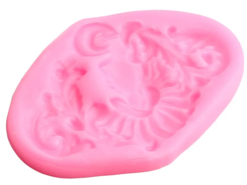 Scroll Leaves Relief Border Silicone Molds Goddess Candy Chocolate Gumpaste Mold DIY Cupcake Topper Fondant Cake Decorating Tool