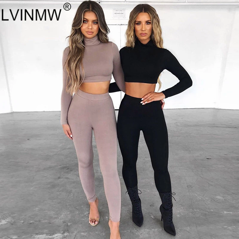 Женский вязаный комплект LVINMW Светоотражающий Комплект из двух предметов