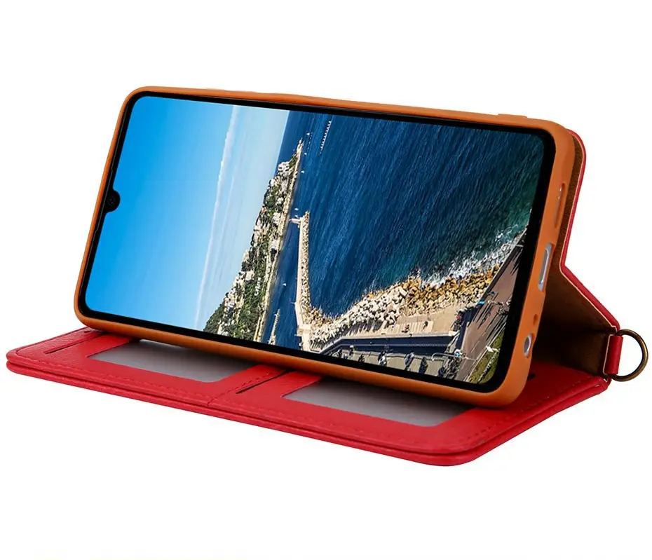 Винтажный чехол-Кошелек из искусственной кожи личи для huawei P20 Pro Lite P30 Pro, роскошный противоударный чехол для телефона mate 20 pro, чехол