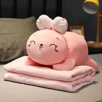stuffed embroidery chubby cartoon animal multi function soft cushion