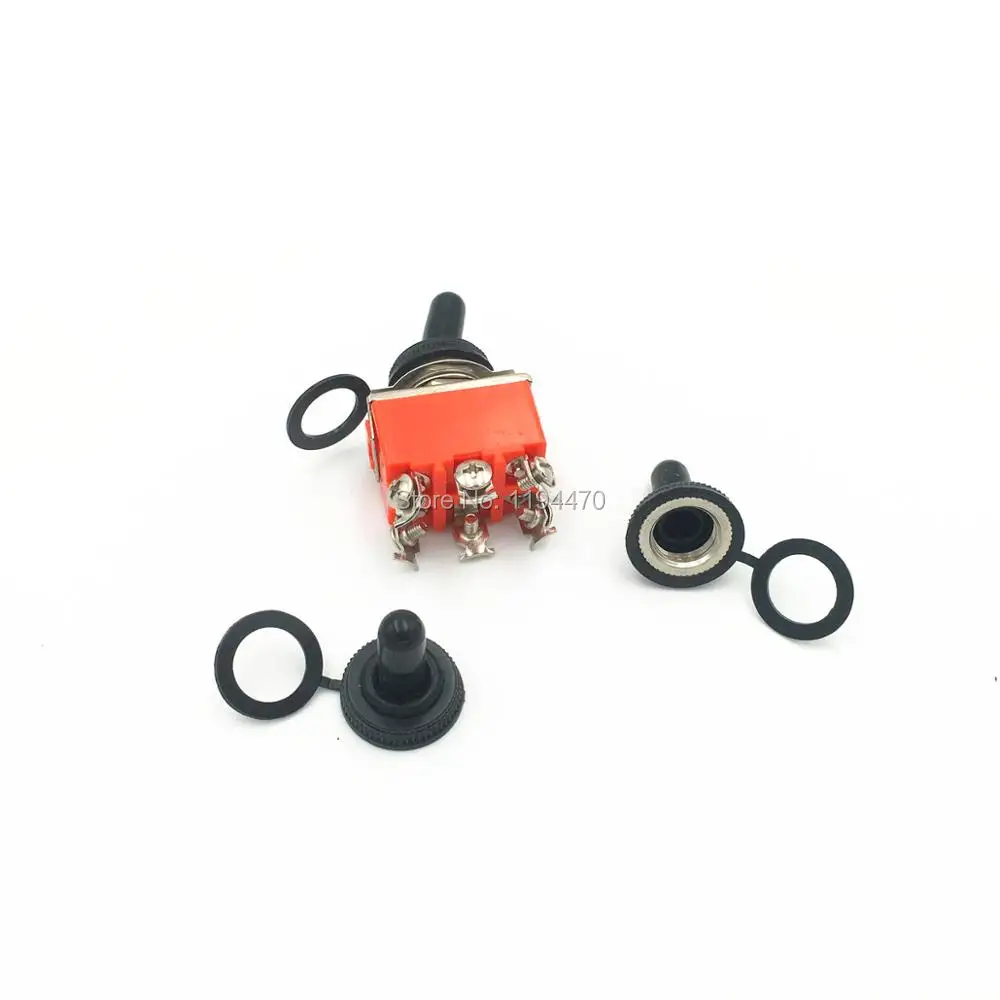 5 шт. запирающий переключатель выключатель 1322 6-Pin-код 3 положение ВКЛ-ВЫКЛ-на DPDT